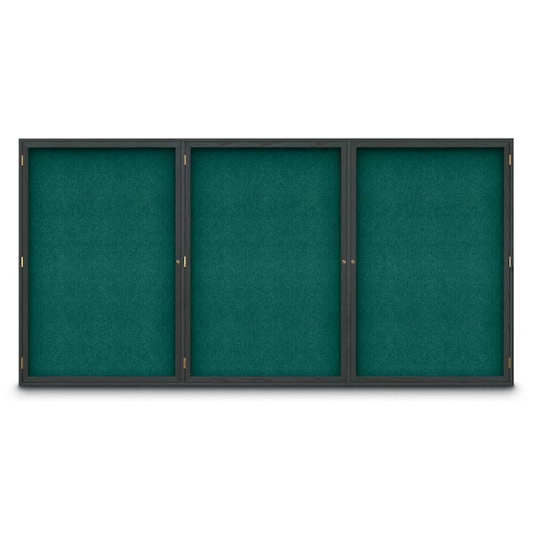 Sliding Door Indoor Enclosed Corkboard, 7